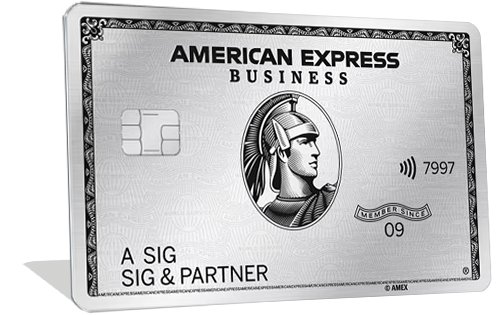 American Express® Business Platinum Card aus Metall