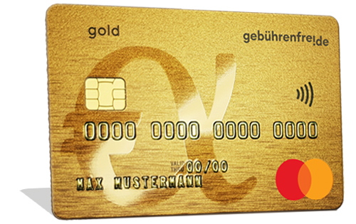 Gebührenfrei Mastercard® Gold beantragen